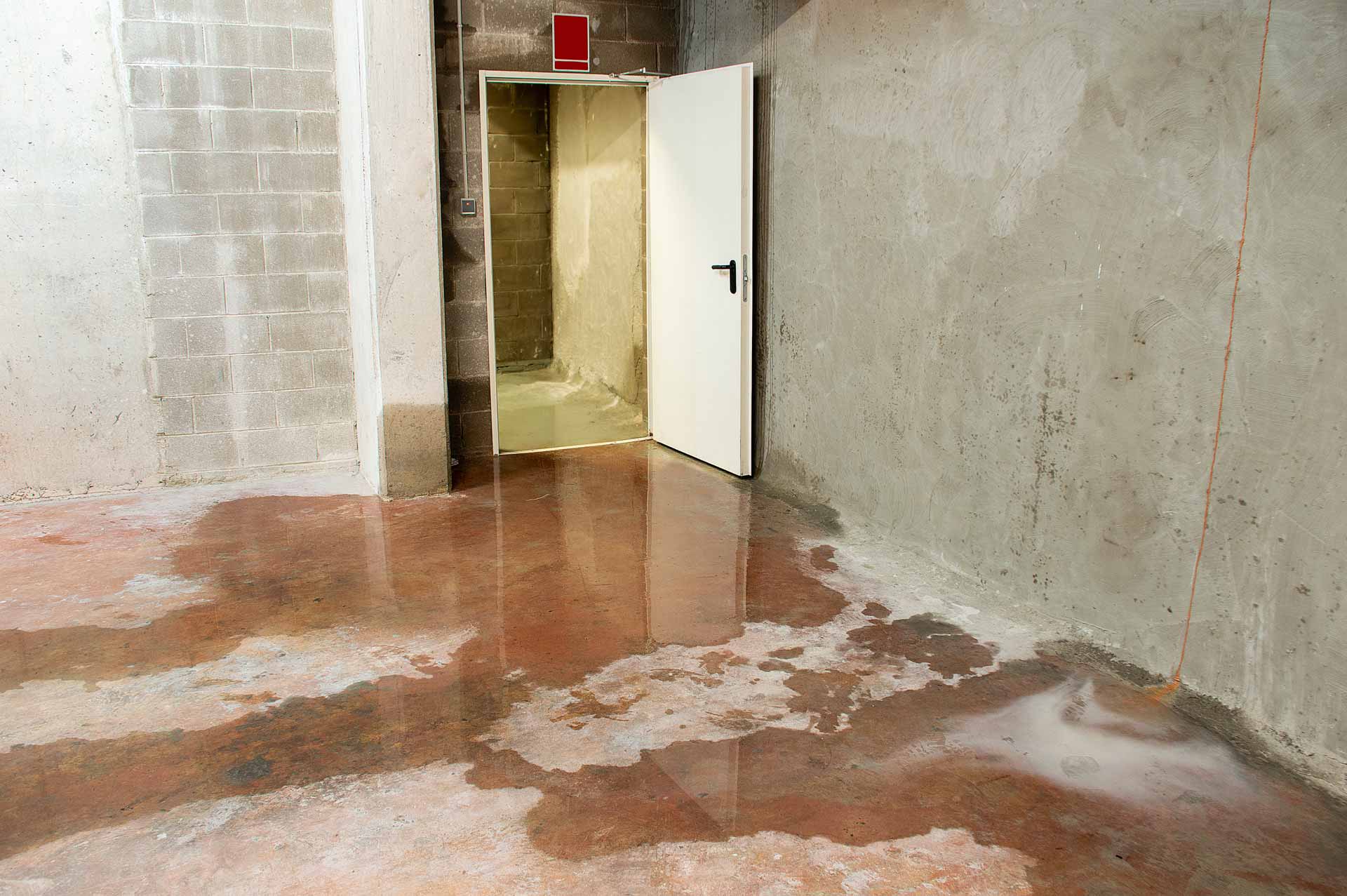 Flooded basement